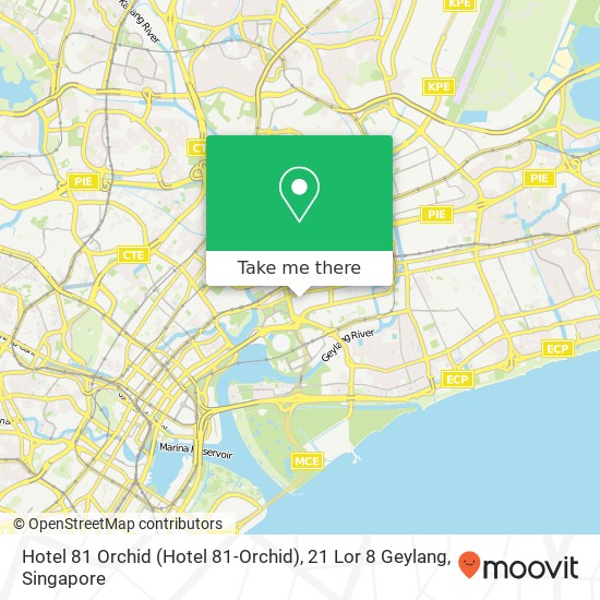 Hotel 81 Orchid (Hotel 81-Orchid), 21 Lor 8 Geylang map