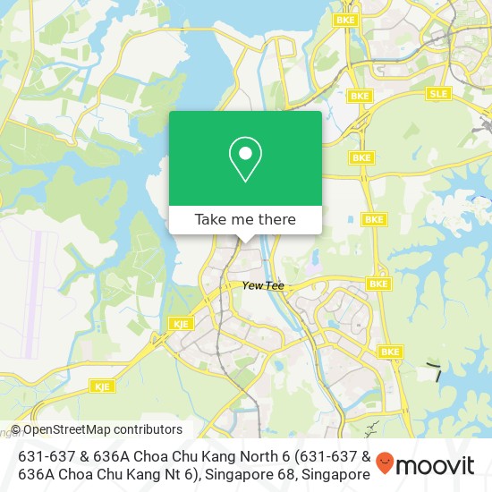 631-637 & 636A Choa Chu Kang North 6 (631-637 & 636A Choa Chu Kang Nt 6), Singapore 68地图