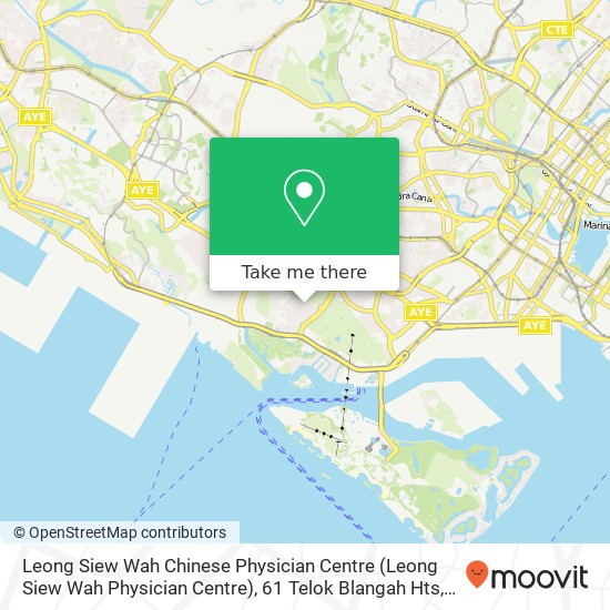 Leong Siew Wah Chinese Physician Centre (Leong Siew Wah Physician Centre), 61 Telok Blangah Hts map