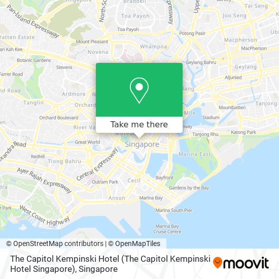 The Capitol Kempinski Hotel map