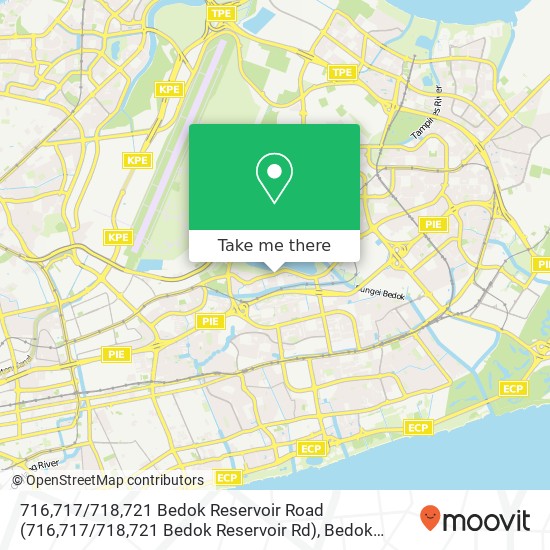 716,717 / 718,721 Bedok Reservoir Road (716,717 / 718,721 Bedok Reservoir Rd), Bedok Reservoir Rd地图