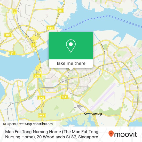 Man Fut Tong Nursing Home (The Man Fut Tong Nursing Home), 20 Woodlands St 82地图