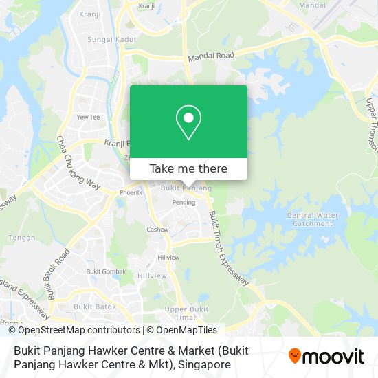 Bukit Panjang Hawker Centre & Market map