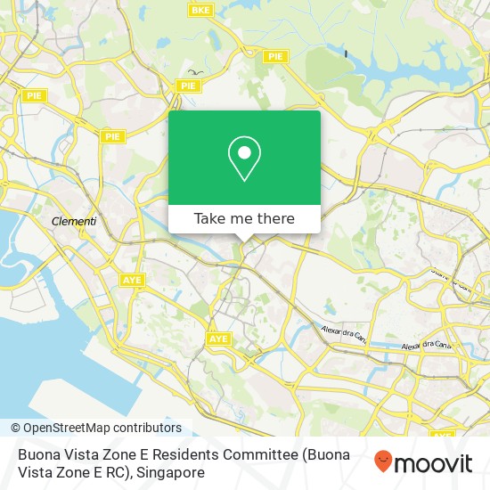 Buona Vista Zone E Residents Committee (Buona Vista Zone E RC) map