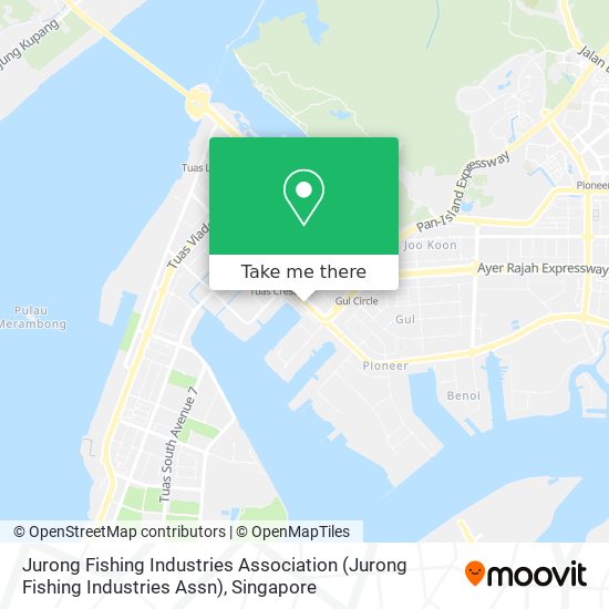 Jurong Fishing Industries Association map