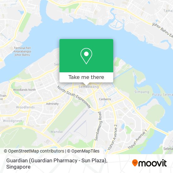 Guardian (Guardian Pharmacy - Sun Plaza) map