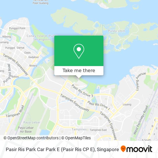 Pasir Ris Park Car Park E (Pasir Ris CP E)地图