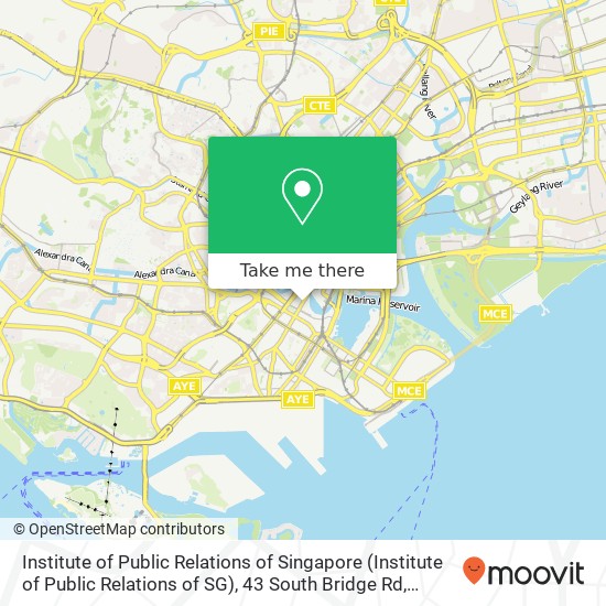 Institute of Public Relations of Singapore (Institute of Public Relations of SG), 43 South Bridge Rd map