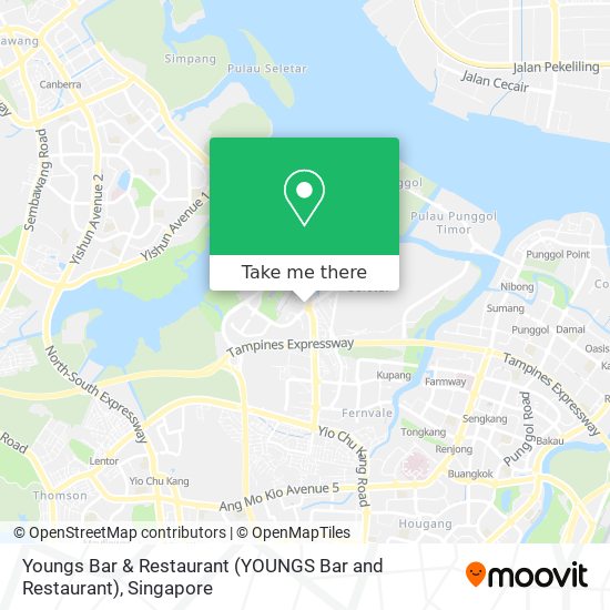 Youngs Bar & Restaurant (YOUNGS Bar and Restaurant) map
