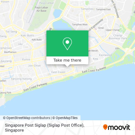 Singapore Post Siglap (Siglap Post Office) map