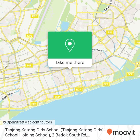 Tanjong Katong Girls School (Tanjong Katong Girls' School Holding School), 2 Bedok South Rd map