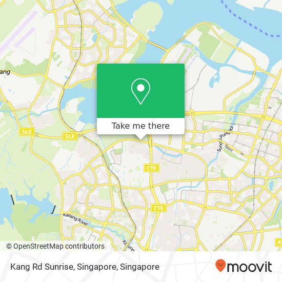 Kang Rd Sunrise, Singapore map