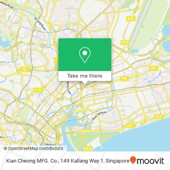 Kian Cheong MFG. Co., 149 Kallang Way 1地图