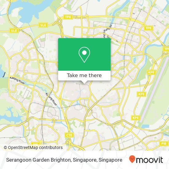 Serangoon Garden Brighton, Singapore map
