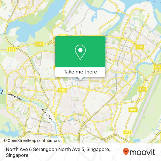 North Ave 6 Serangoon North Ave 5, Singapore地图