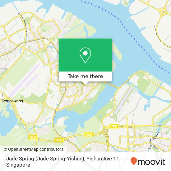 Jade Spring (Jade Spring-Yishun), Yishun Ave 11地图