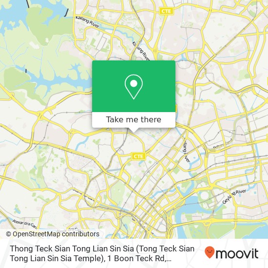 Thong Teck Sian Tong Lian Sin Sia (Tong Teck Sian Tong Lian Sin Sia Temple), 1 Boon Teck Rd map