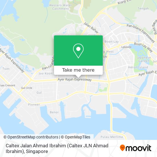 Caltex Jalan Ahmad Ibrahim map