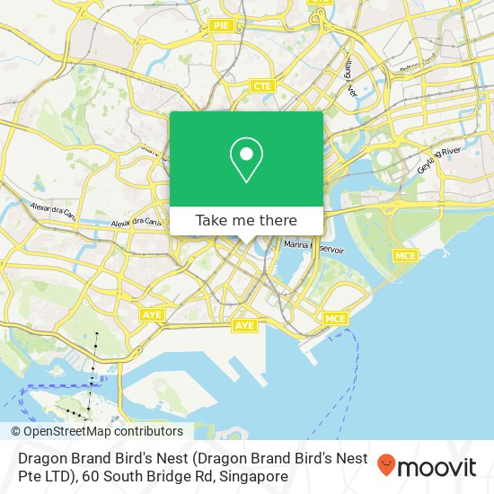 Dragon Brand Bird's Nest (Dragon Brand Bird's Nest Pte LTD), 60 South Bridge Rd map