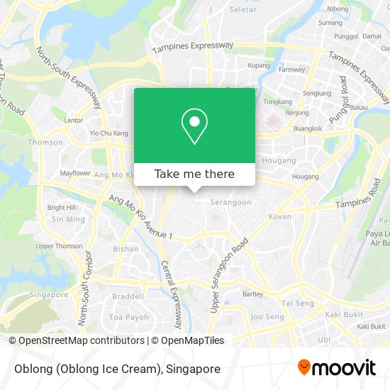 Oblong (Oblong Ice Cream) map