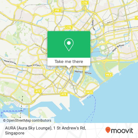 AURA (Aura Sky Lounge), 1 St Andrew's Rd map