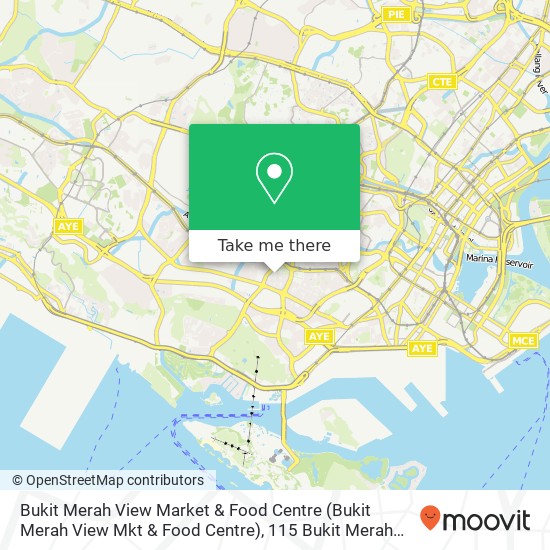 Bukit Merah View Market & Food Centre (Bukit Merah View Mkt & Food Centre), 115 Bukit Merah Vw地图