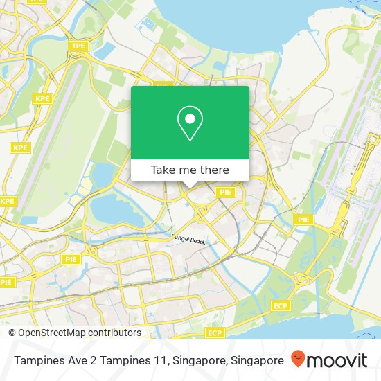 Tampines Ave 2 Tampines 11, Singapore map