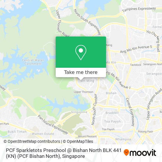 PCF Sparkletots Preschool @ Bishan North BLK 441 (KN) (PCF Bishan North) map