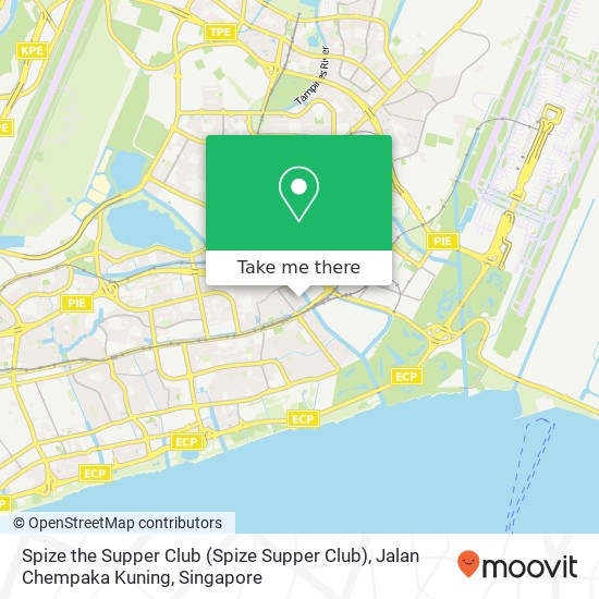 Spize the Supper Club (Spize Supper Club), Jalan Chempaka Kuning map