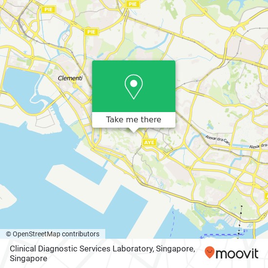 Clinical Diagnostic Services Laboratory, Singapore map