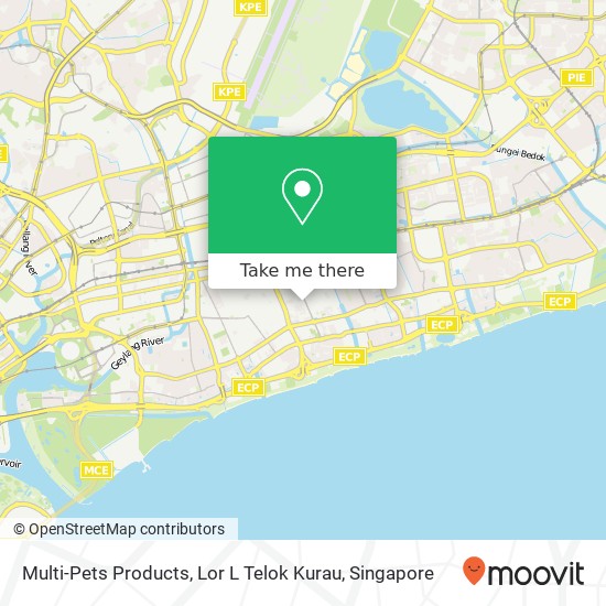 Multi-Pets Products, Lor L Telok Kurau map