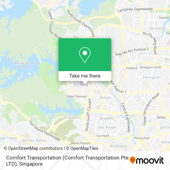 Comfort Transportation (Comfort Transportation Pte LTD) map