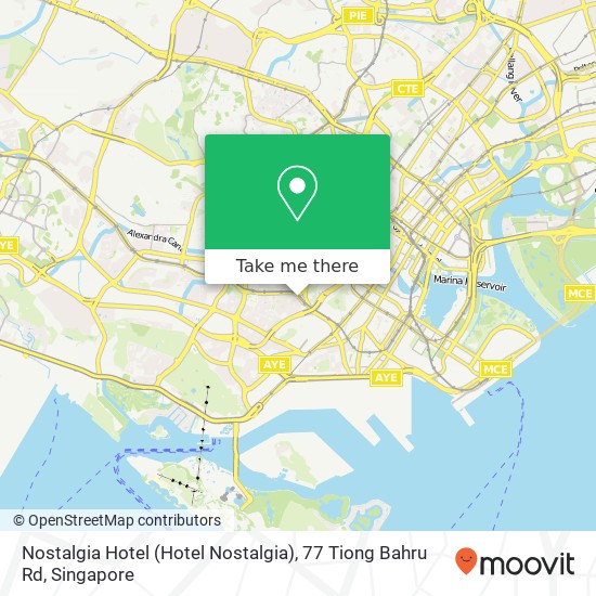 Nostalgia Hotel (Hotel Nostalgia), 77 Tiong Bahru Rd map