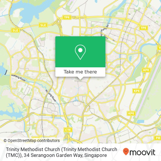 Trinity Methodist Church (Trinity Methodist Church (TMC)), 34 Serangoon Garden Way map