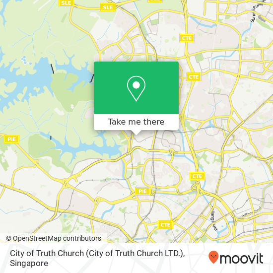 City of Truth Church map