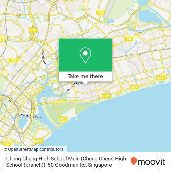 Chung Cheng High School Main (Chung Cheng High School (branch)), 50 Goodman Rd map