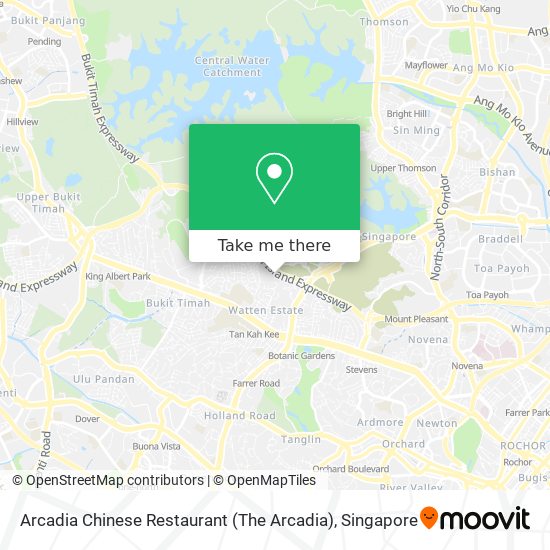 Arcadia Chinese Restaurant (The Arcadia) map