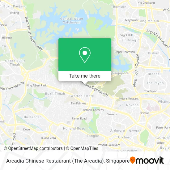 Arcadia Chinese Restaurant (The Arcadia)地图