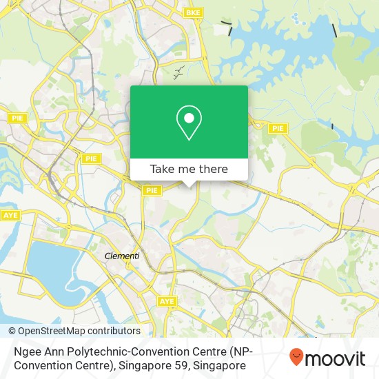 Ngee Ann Polytechnic-Convention Centre (NP-Convention Centre), Singapore 59 map