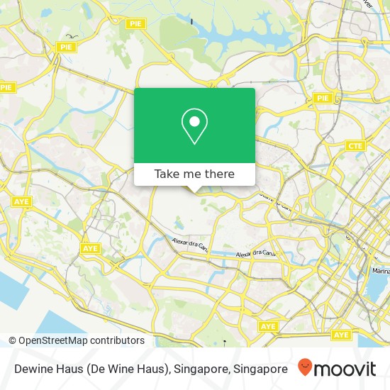 Dewine Haus (De Wine Haus), Singapore map