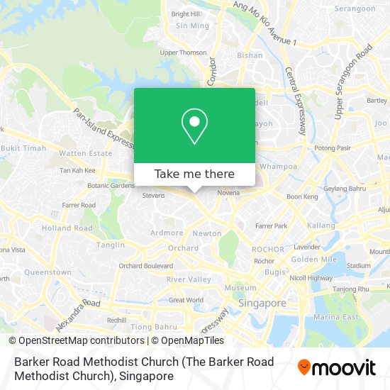 Barker Road Methodist Church map