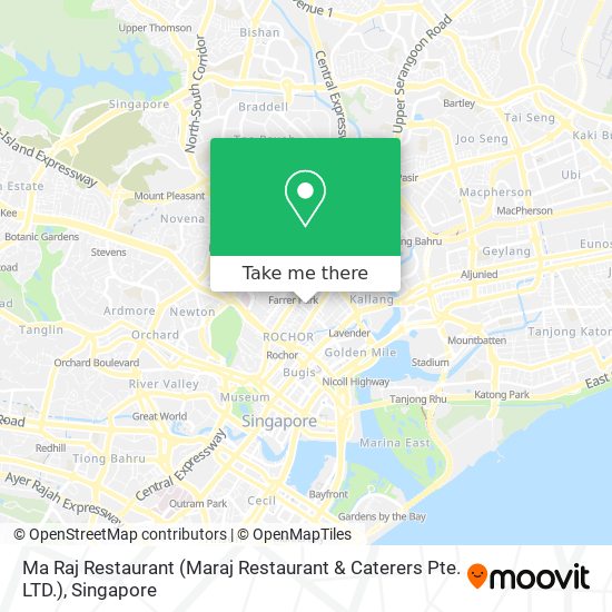 Ma Raj Restaurant (Maraj Restaurant & Caterers Pte. LTD.)地图