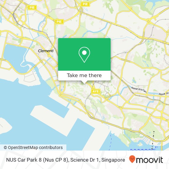 NUS Car Park 8 (Nus CP 8), Science Dr 1地图