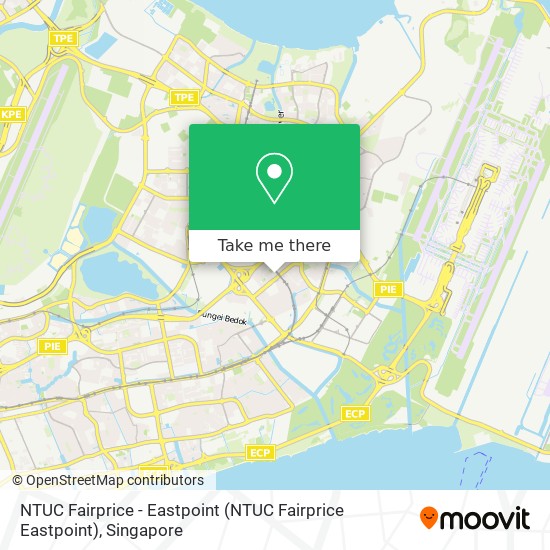 NTUC Fairprice - Eastpoint map