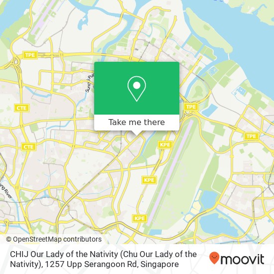 CHIJ Our Lady of the Nativity (Chu Our Lady of the Nativity), 1257 Upp Serangoon Rd map