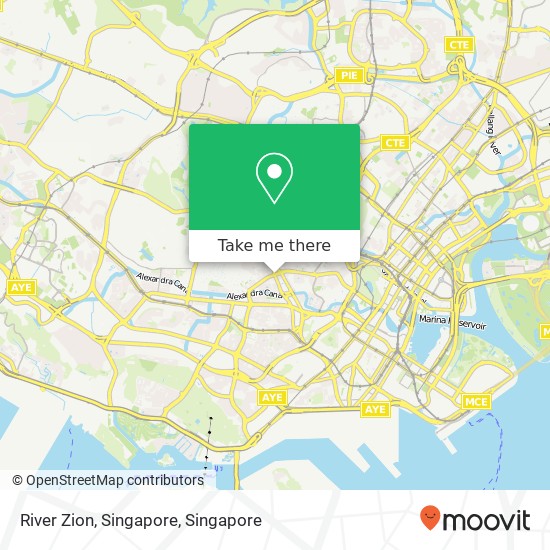 River Zion, Singapore map