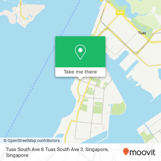 Tuas South Ave 8 Tuas South Ave 3, Singapore map