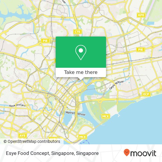 Esye Food Concept, Singapore地图