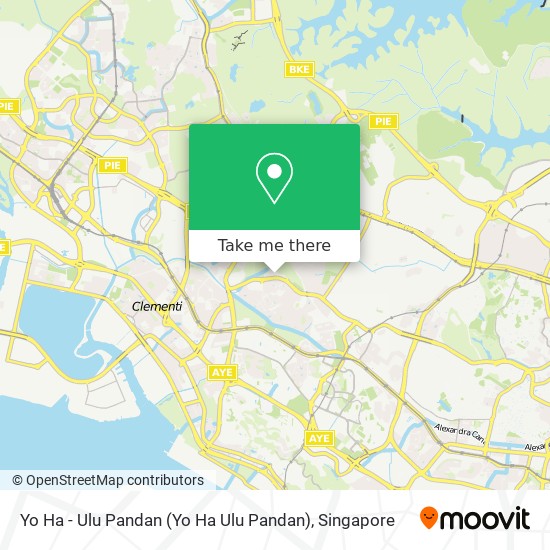 Yo Ha - Ulu Pandan map