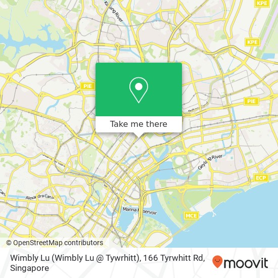 Wimbly Lu (Wimbly Lu @ Tywrhitt), 166 Tyrwhitt Rd地图